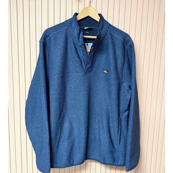 Eddie Bauer Men’s Pullover Fleece Sweater Blue Size L